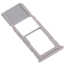SIM Card Tray + Micro SD Card Tray for Galaxy A20 A30 A50 (Silver)