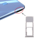 SIM Card Tray + Micro SD Card Tray for Galaxy A20 A30 A50 (Silver)