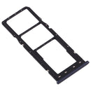 SIM Card Tray + SIM Card Tray + Micro SD Card Tray for Galaxy A10(Black)