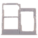 SIM Card Tray + SIM Card Tray + Micro SD Card Tray for Galaxy A40 (Grey)