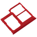 SIM Card Tray + SIM Card Tray + Micro SD Card Tray for Galaxy A40 (Red)