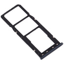 SIM Card Tray + SIM Card Tray + Micro SD Card Tray for Galaxy A20 A30 A50 (Black)