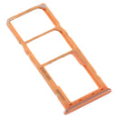 SIM Card Tray + SIM Card Tray + Micro SD Card Tray for Galaxy A20 A30 A50 (Orange)