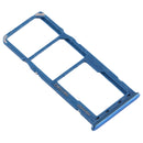 SIM Card Tray + SIM Card Tray + Micro SD Card Tray for Galaxy A20 A30 A50 (Blue)