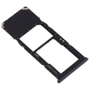 SIM Card Tray + Micro SD Card Tray for Galaxy A70 (Black)