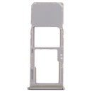 SIM Card Tray + Micro SD Card Tray for Galaxy A70 (Silver)
