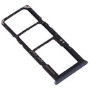 SIM Card Tray + SIM Card Tray + Micro SD Card Tray for Galaxy A70 (Black)
