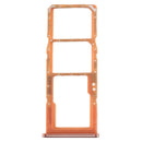 SIM Card Tray + SIM Card Tray + Micro SD Card Tray for Galaxy A70 (Orange)