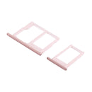 SIM Card Tray + Micro SD & SIM Card Tray for Galaxy J5 Prime / G570 & J7 Prime / G610(Rose Gold)
