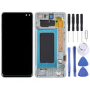 LCD Screen and Digitizer Full Assembly with Frame for Samsung Galaxy S10+(Green)