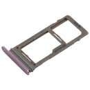 SIM Card Tray + Micro SD Card Tray for Galaxy Note9 (Purple)
