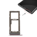 SIM Card Tray + Micro SD Card Tray for Galaxy Note9 (Purple)