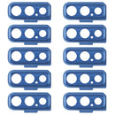 10 PCS Camera Lens Cover for Galaxy A7 (2018) A750F/DS (Blue)