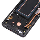 Super AMOLED Material LCD Screen and Digitizer Full Assembly with Frame for Galaxy S9+ / G965F / G965F / DS / G965U / G965W / G9650(Black)