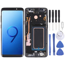 Super AMOLED Material LCD Screen and Digitizer Full Assembly with Frame for Galaxy S9+ / G965F / G965F / DS / G965U / G965W / G9650(Black)