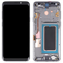 Super AMOLED Material LCD Screen and Digitizer Full Assembly with Frame for Galaxy S9+ / G965F / G965F / DS / G965U / G965W / G9650(Grey)