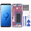 Super AMOLED Material LCD Screen and Digitizer Full Assembly with Frame for Galaxy S9+ / G965F / G965F / DS / G965U / G965W / G9650(Purple)