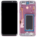Super AMOLED Material LCD Screen and Digitizer Full Assembly with Frame for Galaxy S9+ / G965F / G965F / DS / G965U / G965W / G9650(Purple)