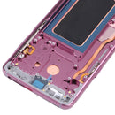 Super AMOLED Material LCD Screen and Digitizer Full Assembly with Frame for Galaxy S9+ / G965F / G965F / DS / G965U / G965W / G9650(Purple)
