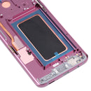 Super AMOLED Material LCD Screen and Digitizer Full Assembly with Frame for Galaxy S9+ / G965F / G965F / DS / G965U / G965W / G9650(Purple)