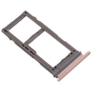 SIM Card Tray + Micro SD Card Tray for Samsung Galaxy S10+ / S10 / S10e(Rose Gold)