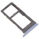 SIM Card Tray + Micro SD Card Tray for Samsung Galaxy S10+ / S10 / S10e(Blue)