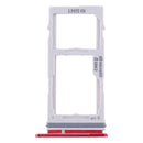 SIM Card Tray + Micro SD Card Tray for Samsung Galaxy S10+ / S10 / S10e(Red)