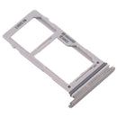 SIM Card Tray + SIM Card Tray / Micro SD Card Tray for Galaxy S10+ / S10 / S10e(White)