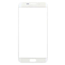 Front Screen Outer Glass Lens for Galaxy S6 Edge+ / G928(White)