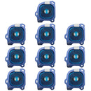 10 PCS Camera Lens Cover for Galaxy J6 (2018)(Blue)