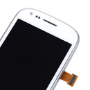 Original LCD Display + Touch Panel with Frame for Galaxy SIII mini / i8190(White)