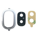 10 PCS Back Camera Bezel with Lens Cover & Adhesive for Galaxy J4, J400F/DS, J400G/DS (Blue)