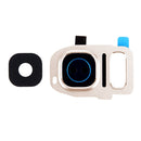 10 PCS Camera Lens Covers for Galaxy S7 Edge / G935(Gold)