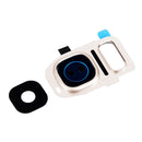 10 PCS Camera Lens Covers for Galaxy S7 Edge / G935(Gold)