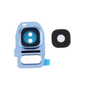 10 PCS Camera Lens Covers for Galaxy S7 Edge / G935(Blue)