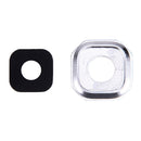 10 PCS Camera Lens Covers for Galaxy A7 (2016) / A710(Silver)
