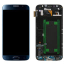 Original Super AMOLED LCD Screen For Samsung Galaxy S6 SM-G920F Digitizer Full Assembly with Frame (Blue)