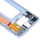 Middle Frame Bezel Plate with Side Keys for Samsung Galaxy S10e SM-G970F/DS, SM-G970U, SM-G970W (Blue)