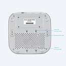 ESCAM PVR204 1080P 4CH+2CH ONVIF NVR Digital Video Recorder with 2CH Cloud Channel for IP Camera System (White)