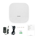 ESCAM PVR204 1080P 4CH+2CH ONVIF NVR Digital Video Recorder with 2CH Cloud Channel for IP Camera System (White)