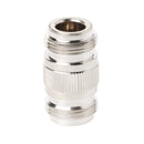 N-Type Double Female Jacks RF Coupler WiFi Coaxial Antenna Adapter Barrel Connector