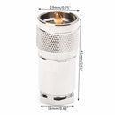 UHF Male PL259 Clamp Adapter