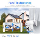 ESCAM WNK714 3.0 Million Pixels 4-channel HD Dome Camera NVR Wireless Monitoring Kit, US Plug