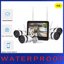 K8124-PE5520-P18 5.0 Million Pixels HD 12.5 inch Large Screen Wireless NVR Kit, AU Plug