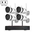 K8204-PE5520-P18 5.0 Million Pixels HD Network WiFi Camera NVR Kit, US Plug