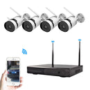 K8204-PE5520-P18 5.0 Million Pixels HD Network WiFi Camera NVR Kit, EU Plug