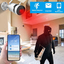 K8204-PE5520-P18 5.0 Million Pixels HD Network WiFi Camera NVR Kit, US Plug