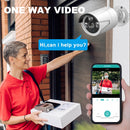 K8204-PE5322-S3 4CH 3.0 Million Pixels HD Wireless Camera NVR Kit, US Plug