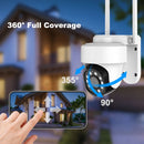 K8204-PE5323-Q6 3.0 Million Pixels HD Wireless Camera NVR Kit, AU Plug