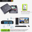 COTIER A4/Mini-MS 5 in 1 4-Channel Dual Stream H.264 1080N Mini AHD DVR, Support AHD / TVI / CVI / CVBS / IP Signal(Black)